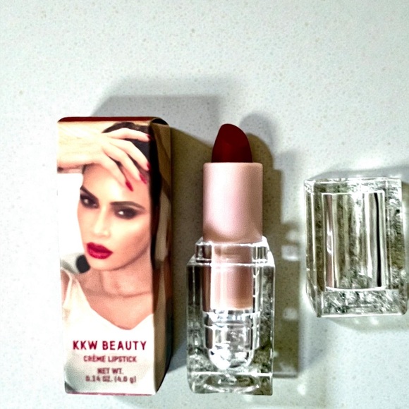 KKW BEAUTY Crème Lipstick CHERRY POP ~ Brand New in Box RARE DISCONTINUED - Picture 4 of 7